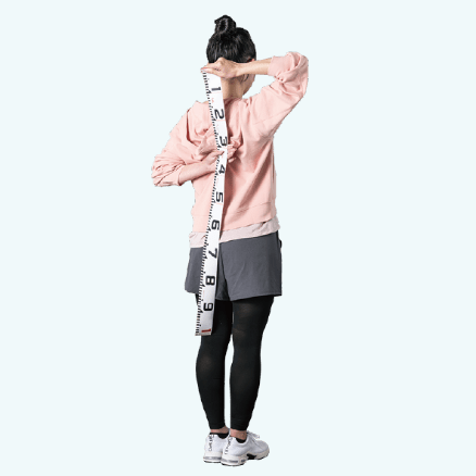 肩の柔軟性（左右）